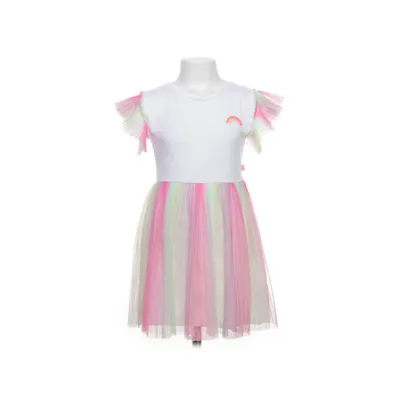 Klänning (Vit, Flerfärgad) från Billieblush Bomull, Polyester, Viskos