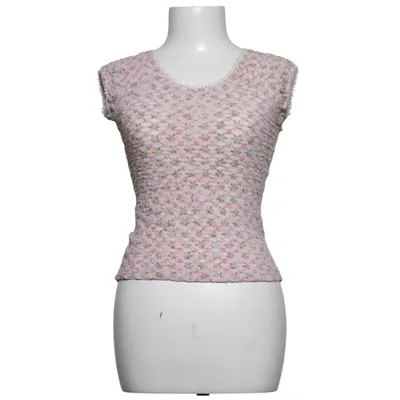Top (Pink, Green, Multicolored) from Sandrea Elastane, Polyester