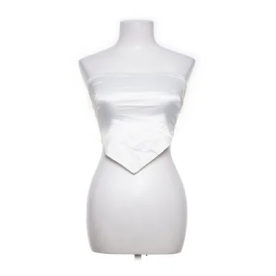 Tube top (White) from Missy Empire Elastane, Polyester