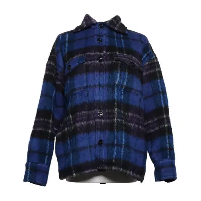 Overshirt (Blue, Purple, Black) from Anine Bing Acrylic, Mohair, Polyamide, Polyester, Viscose, Wool