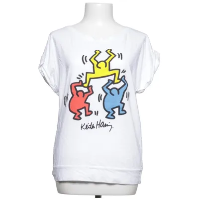 T-shirt (Hvid, Flerfarvet) fra Keith Haring Bomuld, Modal