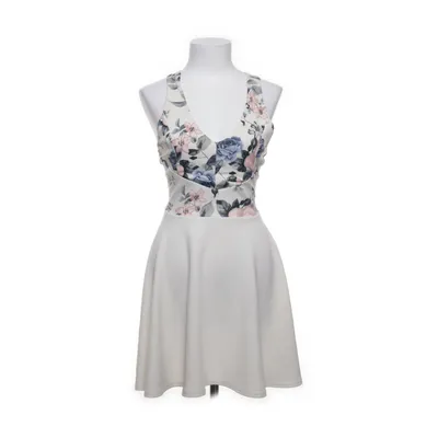 Dress (Beige, Multicolored) from Missi London Elastane, Polyester