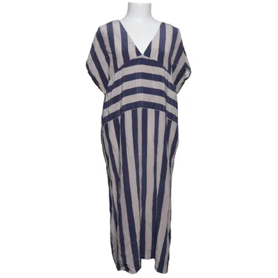 Kjole (Blå, Beige) fra Monoprix Femme Silke