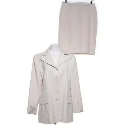 Mantelpak (Beige) van Randigarutan Acetaat, Polyester