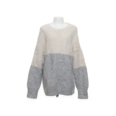 Sweater (Gray, Beige) from Zara Knitwear Acrylic, Elastane, Polyester, Polyurethane