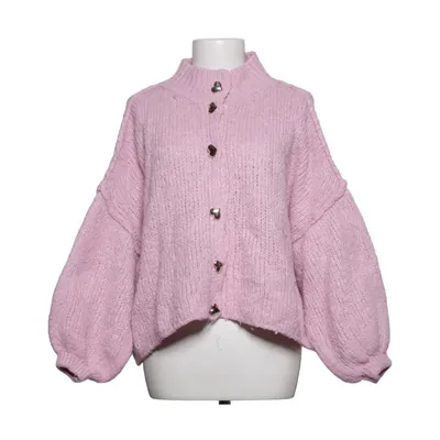 Cardigan (Rose) de Amalfi Acrylique, Mohair, Polyamide, Laine