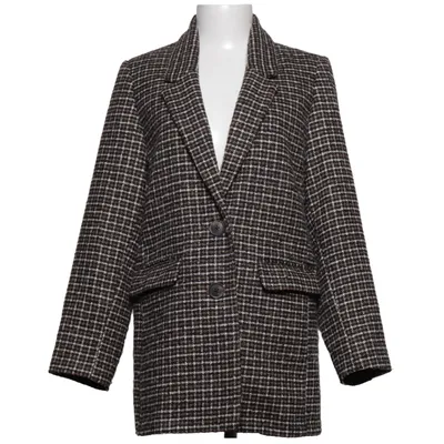 Blazer (Brown, Black, White) from Old Navy Acrylic, Polyester, Wool