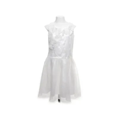 Brudnäbbsklänning (Vit) från Name It Polyester