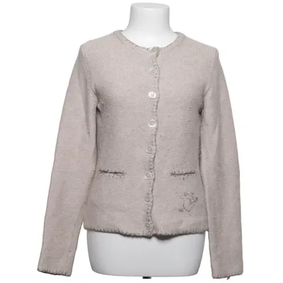 Cardigan (Beige) fra Grace Kashmir, Metallfiber, Polyester, Silke, Uld