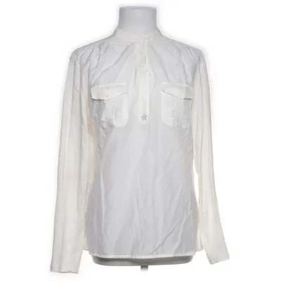 Blus (Vit) från Copenhagen Luxe Bomull, Silke