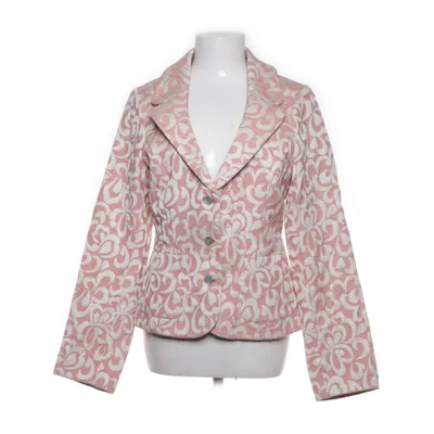 Kavaj (Rosa, Vit) från Miss Vintage by Noa Noa Bomull, Metallfiber, Polyester, Silke