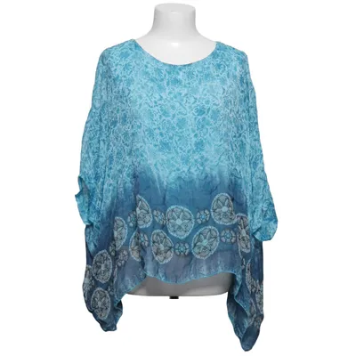 Top (Blue) from Loveli Elastane, Silk, Viscose