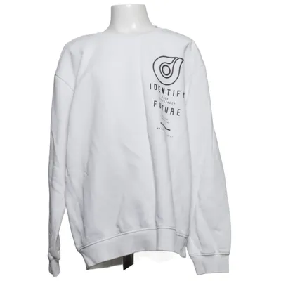 Collegetröja (Vit) från Woxo 720° Bomull, Polyester