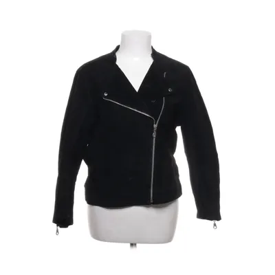 Biker jacket (Black) from Frk. Polyester, Suede