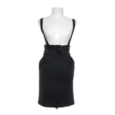 Dungaree skirt (Black) from Savann Polyester