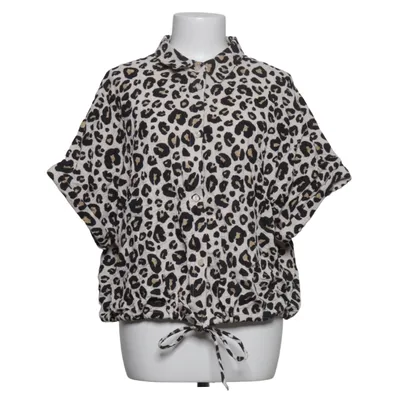 Wrap blouse (Beige, Black) from Page One Cotton
