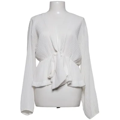 Wickelbluse (Weiß) von PrettyLittleThing
