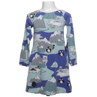 Klänning (Blå, Grå, Flerfärgad) från Geggamoja Bambu, Elastan, Ekologisk bomull