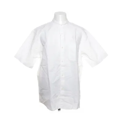 Chemise à manches courtes (Blanc) de Uniqlo Coton, Lin