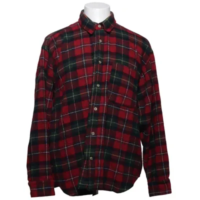 Flanellskjorta (Röd, Grön, Svart, Flerfärgad) från American Company Polyester, Ull
