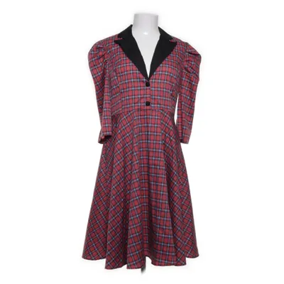 Dress (Red, Multicolored) from Zapaka Cotton, Polyester
