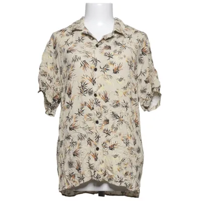 Chemise à manches courtes (Beige, Multicolore) de The Kooples Viscose