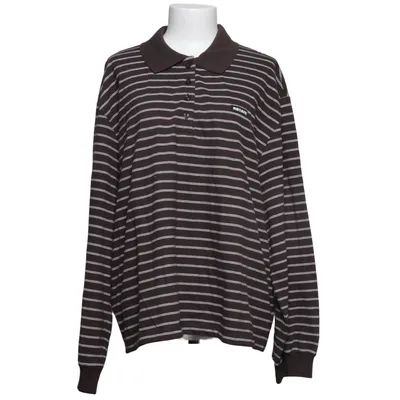 Rugby shirt (Brown, White) from Rotate Elastane, Organic cotton