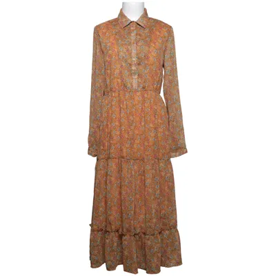 Maxi dress (Yellow, Multicolored) from Kilky Polyester