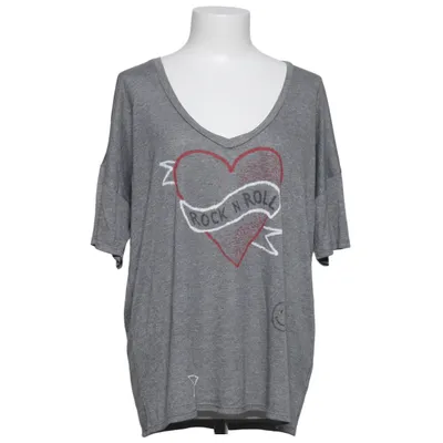 T-shirt (Grå) från Lauren Moshi Bomull, Polyester, Viskos