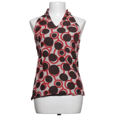 Halterneck top (Brun, Rød, Hvid) fra Zara Basic Bomuld, Polyester, Silke