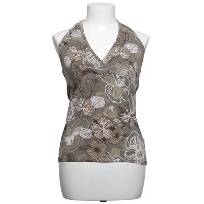 Halter neck top (Green, Brown, Beige) from Tom Tailor Cotton, Elastane