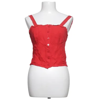 Crop top (Rood) van Oysho Linnen, Viscose