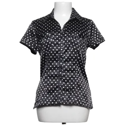 Kurzarmhemd (Schwarz, Weiß) von Amisu Elasthan, Polyester