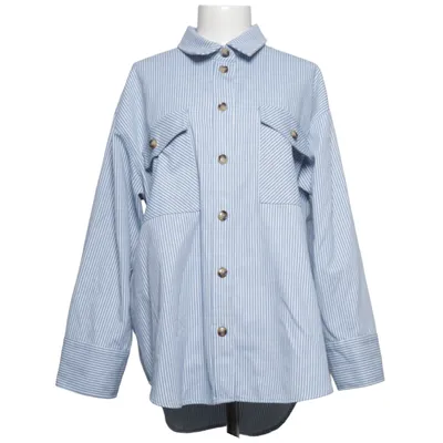 Shirt (Blue, White) from Grace & Mila Cotton, Elastane, Polyester