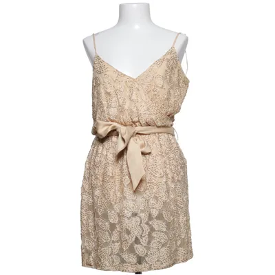 Dress (Beige) from Halston Heritage Cotton, Elastane, Nylon, Silk
