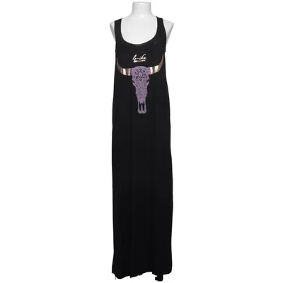Maxi jurk (Zwart) van Lo-ika Elastaan, Polyester