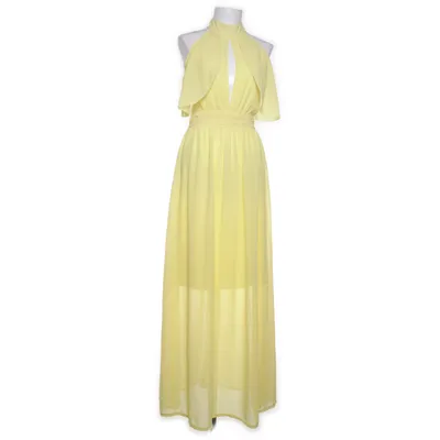 Långklänning (Gul) från Boohoo Night