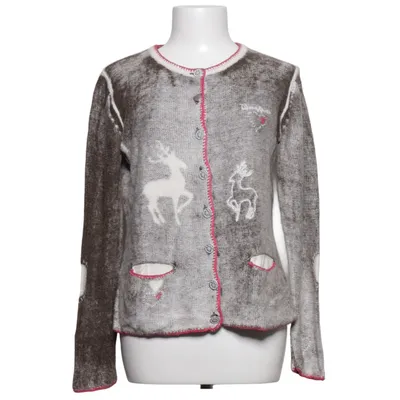 Cardigan (Brun, Hvid, Pink) fra Stockerpoint Bomuld, Polyamid, Viscose, Uld