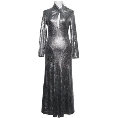 Evening gown (Silver) from Sandro Elastane, Polyamide, Polyester