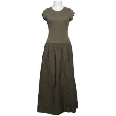 Maxi dress (Green) from Mango Cotton, Elastane