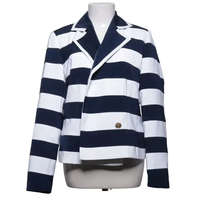 Blazer (Blauw, Wit) van Gloockler Elastaan, Polyester, Viscose