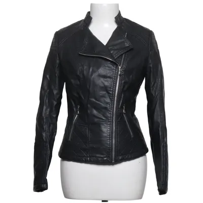 Bikerjack (Zwart) van Mirelle Polyester, Polyurethaan