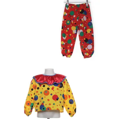 Maskeradkläder (Gul, Röd, Blå, Grön, Vit, Flerfärgad) från Fries Polyester