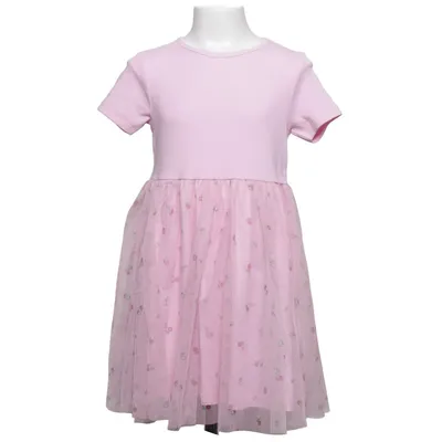 Jurk (Roze, Meerkleurig) van Name It Katoen, Elastaan