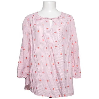 Bluse (Rød, Hvid) fra St. John's Bay Bomuld, Viscose