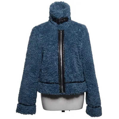 Shearlingjacka (Blå) från Stand Studio Polyester, Polyuretan