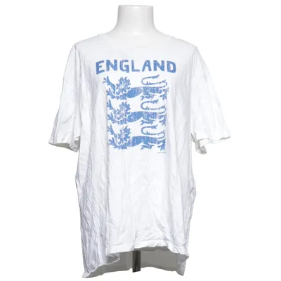 T-shirt (White, Blue) from Anvil Cotton