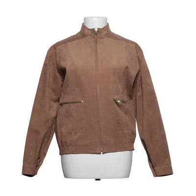 Jacket (Brown) from Camp Polyester, Polyurethane
