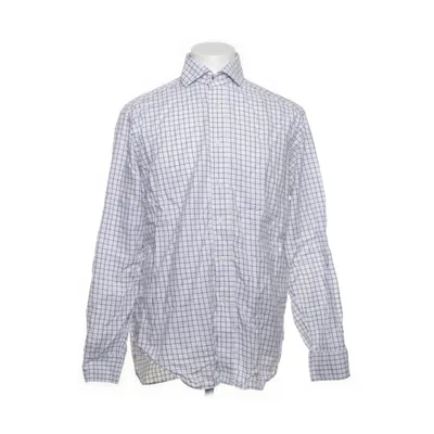 Shirt (Wit, Blauw) van The Shirt Factory Katoen