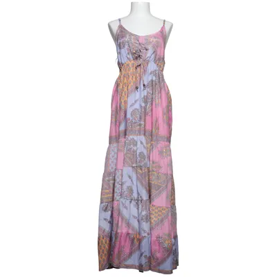 Robe longue (Rose, Violet, Jaune) Polyester